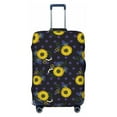 thumbnail image 1 of Wukai Sunflowers Elastic Luggage Cover: Personalized Protection for Your Suitcase - Fits 19~29-inch, Washable & Durable Travel Companion-Large, 1 of 8
