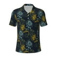 thumbnail image 1 of Wukai Sunflowers Men’s Polo Shirts,Quick-Dry Athletic Shirt,Classic Fit Shirts-Medium, 1 of 8