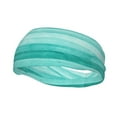 thumbnail image 1 of Wukai Teal Turquoise Sports sweatband,Men & Women Sweatband Headband for Running, Cross Training, Racquetball, Working Out, 1 of 7