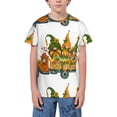 thumbnail image 1 of Wukai Thanksgiving Truck Youth Unisex Short Sleeve T-Shirt for Boys, Girls, Teens, and Kids-X-Small, 1 of 7