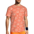 thumbnail image 1 of Wukai The Marine Theme With Beautiful Corals Print Men's Short-Sleeved Mesh T-Shirt,Quick-Dry Short Sleeve Workout T-Shirt-Small, 1 of 8