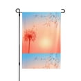 thumbnail image 1 of Wukai The Sunset of Dandelion Garden Flags Double Sided Welcome Garden Yard House Flags Outside Outdoor House (Only Flag), 1 of 8