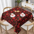 thumbnail image 1 of Wukai Tomatoes And Chili Waterproof Tablecloth for Kitchen Dining, Fits Square Tables for 2-4 Seats -60"x60", 1 of 7