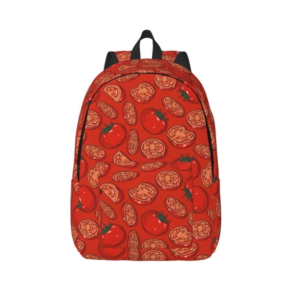 Wukai Tomatoes Paper Reusable Cosmetic bag,Travel Toiletry Organizer Capacity,Waterproof Puzzle Bags