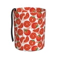 thumbnail image 1 of Wukai Tomatoes Print Car Trash Can - Easy to Clean Hanging Garbage Bin - Removable Liner - Leak-Car Garbage Can - Waterproof Trash Can for Car and SUV, 1 of 7