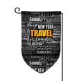 thumbnail image 1 of Wukai Travel Print Garden Flag 12.5x18 Inch Double Sided Sun-resistant Rain-resistant, Wrinkle-resistant Colorfast(Only Flag), 1 of 7