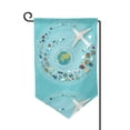 thumbnail image 1 of Wukai Travelling on Airplane Print Garden Flag 12.5x18 Inch Double Sided Sun-resistant Rain-resistant, Wrinkle-resistant Colorfast(Only Flag), 1 of 7