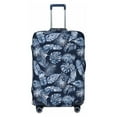 thumbnail image 1 of Wukai Tropical Leaves Elastic Luggage Cover: Personalized Protection for Your Suitcase - Fits 19~29-inch, Washable & Durable Travel Companion-, 1 of 8