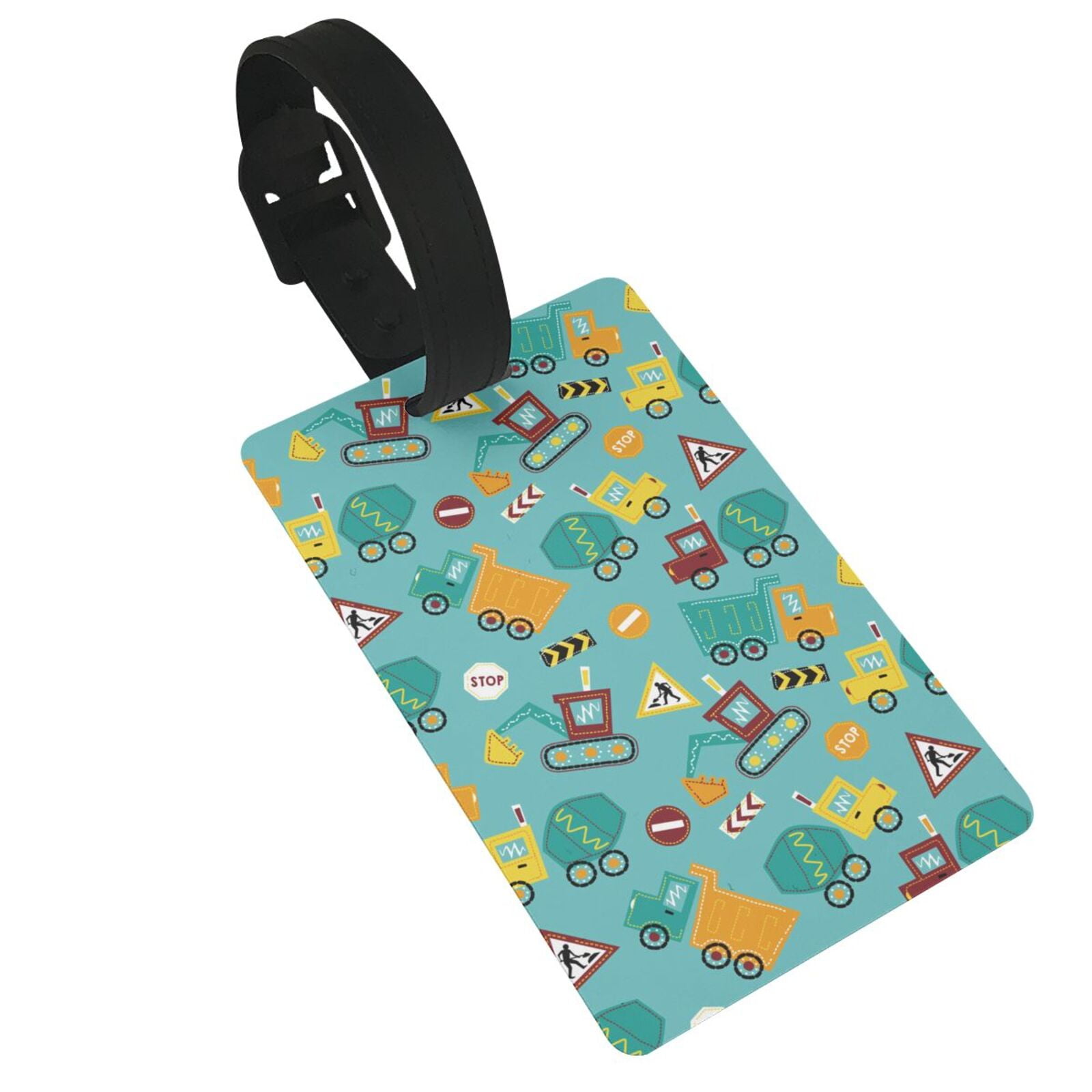Wukai Trucks And Excavators Stylish and Durable Travel Luggage Tags ...