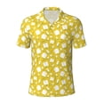 thumbnail image 1 of Wukai Tulips Flowers Men’s Polo Shirts,Quick-Dry Athletic Shirt,Classic Fit Shirts-Medium, 1 of 8