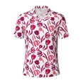 thumbnail image 1 of Wukai Tulips Flowers Men’s Polo Shirts,Quick-Dry Athletic Shirt,Classic Fit Shirts-Small, 1 of 8