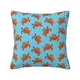 thumbnail image 1 of Wukai Turtle Premium Polyester Fleece Pillow Covers with Hidden Zipper Closure,Luxuriously Soft and Durable-12"x12", 1 of 7