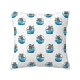 thumbnail image 1 of Wukai Turtle Premium Polyester Fleece Pillow Covers with Hidden Zipper Closure,Luxuriously Soft and Durable-18"x18", 1 of 7