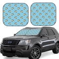 thumbnail image 1 of Wukai Turtle Print Windshield Sun Shade, Car Front Window Shades Sunshade Cover Sun Visor Shield Block Automotive Interior Protector Blocks UV Rays-Small, 1 of 6