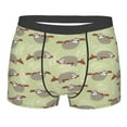 thumbnail image 1 of Wukai Twig Sloth Print Men’s Underwear Breathable Boxer Briefs,&nbsp;Moisture Wicking & Breathable-Medium, 1 of 7