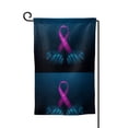 thumbnail image 1 of Wukai Two Human Hands are Holds Ribbon Awareness Print Garden Flag 12.5x18 Inch Double Sided Sun-resistant Rain-resistant, Wrinkle-resistant Colorfast(Only Flag), 1 of 7