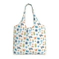 thumbnail image 1 of Wukai Undersea Animals Sturdy and Stylish Reusable Canvas Tote Bag: Eco-Friendly, Heavy-Duty Grocery Shopping Bag with Reinforced Handles, 1 of 1
