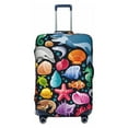thumbnail image 1 of Wukai Underwater Diving Animals Elastic Luggage Cover: Personalized Protection for Your Suitcase - Fits 19~29-inch, Washable & Durable Travel Companion-Medium, 1 of 8