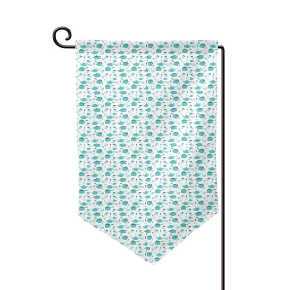 Wukai Utensiles Print Garden Flag 12.5x18 Inch Double Sided Sun-resistant Rain-resistant, Wrinkle-resistant Colorfast(Only Flag)