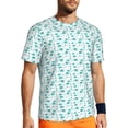 thumbnail image 1 of Wukai Utensiles Print Men's Short-Sleeved Mesh T-Shirt,Quick-Dry Short Sleeve Workout T-Shirt-Small, 1 of 8