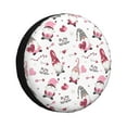 thumbnail image 1 of Wukai Valentine's Day gnomes Print Spare Tire Cover for RV Trailer,Waterproof PVC Faux Leather Wheel Cover Fit for Truck,Trailer,RV,SUV,Camper and Most Vehicle-15 inch, 1 of 6