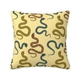 thumbnail image 1 of Wukai Various Snake Premium Polyester Fleece Pillow Covers with Hidden Zipper Closure,Luxuriously Soft and Durable-26"x26", 1 of 7
