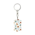 thumbnail image 1 of Wukai Various Turtle Print Rectangular Metal Keychain: Sleek and Durable Key Ring for Securely Holding Keys Perfect for Everyday Use, 1 of 5