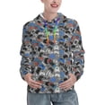 thumbnail image 1 of Wukai Video Game Print Womens Hoodies Fleece Sweatshirts Long Sleeve Sweaters Pullover Fall Outfits Winter Clothes-XX-Large, 1 of 7