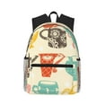 thumbnail image 1 of Wukai Vintage Cup Versatile Backpack:Spacious,Organized,Comfortable,Ideal for Travel and Everyday Use with Multiple Pockets and Padded Straps, 1 of 8