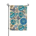 thumbnail image 1 of Wukai Vintage Floral Butterflies Garden Flags Double Sided Welcome Garden Yard House Flags Outside Outdoor House (Only Flag), 1 of 8