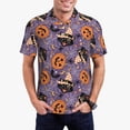 thumbnail image 1 of Wukai Vintage Halloween Black Cat Men’s Polo Shirts Sleeve,Camisas Polo Para Hombre,True Classic Tees Men-XX-Large, 1 of 6