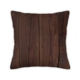 thumbnail image 1 of Wukai Vintage Wood Premium Polyester Fleece Pillow Covers with Hidden Zipper Closure,Luxuriously Soft and Durable-20"x20", 1 of 7