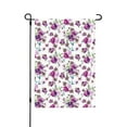 thumbnail image 1 of Wukai Violets Flowers Garden Flags Double Sided Welcome Garden Yard House Flags Outside Outdoor House (Only Flag), 1 of 8