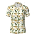 thumbnail image 1 of Wukai Watercolor Bright Sunflowers Men’s Polo Shirts,Quick-Dry Athletic Shirt,Classic Fit Shirts-Medium, 1 of 8
