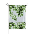 thumbnail image 1 of Wukai Watercolor Green Leaves Garden Flags Double Sided Welcome Garden Yard House Flags Outside Outdoor House (Only Flag), 1 of 8