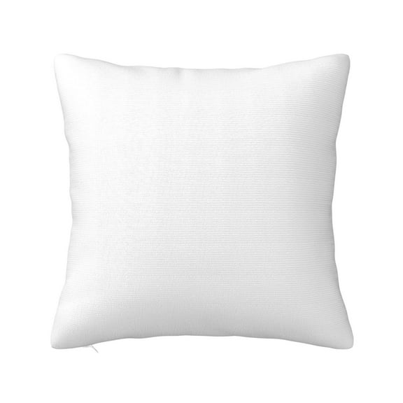 Wukai White Premium Polyester Fleece Pillow Covers with Hidden Zipper Closure,Luxuriously Soft and Durable-12"x12"