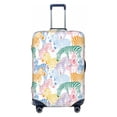 thumbnail image 1 of Wukai Zebra Colourful Elastic Luggage Cover: Personalized Protection for Your Suitcase - Fits 19~29-inch, Washable & Durable Travel Companion-Small, 1 of 8