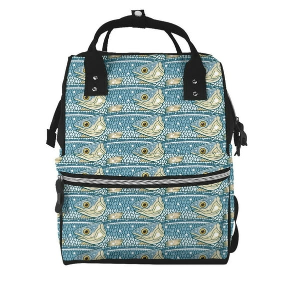 Wukai anchovy Mummy Backpac, Diaper Bag Purse Breast Pump Bag Purse Diaper Bag for swim,gym,workout,large capacity backpack