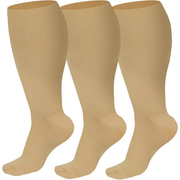 Compression Stockings for Men and Women, Knee High Length, Closed Toe ...