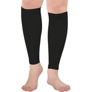 Wukang Calf Compression Sleeve for Women & Men, Graduated Leg Support Compression Socks 20-30 mmHg for Shin Splint, Swelling, Varicose Vein