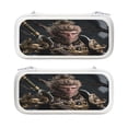 thumbnail image 1 of Wukong (4), Carrying Case For Nintendo Switch & OLED Version, Eva Lightweight Shockproof Protective Pouch Case for Game Console & Accessories with 10 Game Card Slot & Wristband, White, 1 of 6