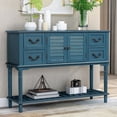 thumbnail image 1 of Wulawindy Console Table Sideboard for Entryway Sofa Table with Shutter doors and 4 Storage Drawers, 1 of 7