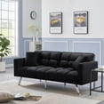 thumbnail image 1 of Wulawindy FUTON SOFA SLEEPER VELVET WITH 2 PILLOWS, 1 of 7
