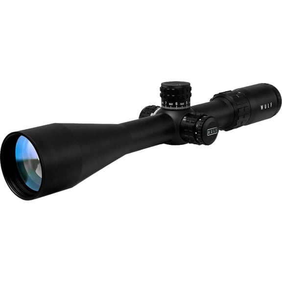 Wulf Optics Lightning 30E 6-24x50 30mm Tube Rifle Scope,Second Focal Plane, Etched W-MIL2, Black, 30mm