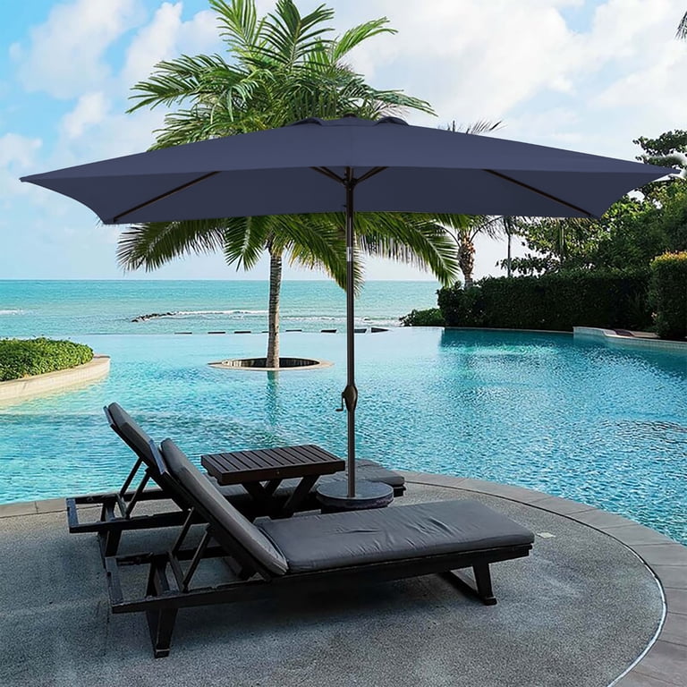 10 ft outdoor patio cantilever offset umbrella 10 Feet Offset Hanging Umbrella Base Patio Cantilever Umbrella