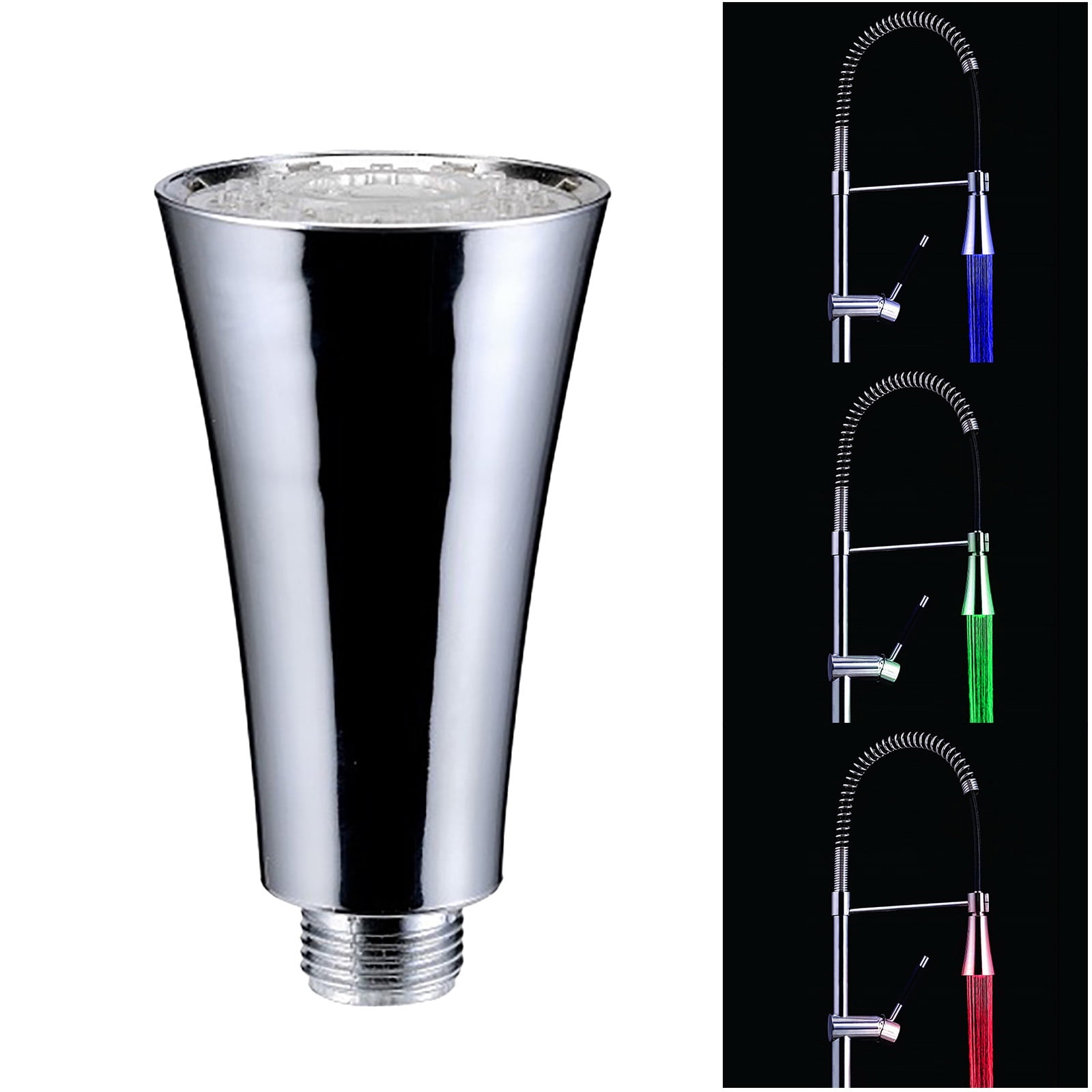 Wuljfeng Water Faucet Temperature Sensor 3 Color Led Fancy Gradient