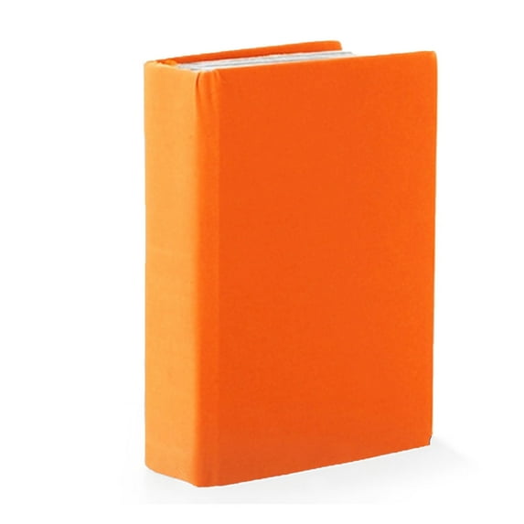 WunderfulThings Stretchable Book Cover, Fits Most Hardcover Textbooks Washable & Reusable Orange