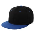 thumbnail image 1 of Wuphunn Adjustable Flat Bill Baseball Cap, Classic Plain Casual Hat, Lightweight Outdoor Hats for Men and Hats for Women Casual Activities Blue One Size, 1 of 4