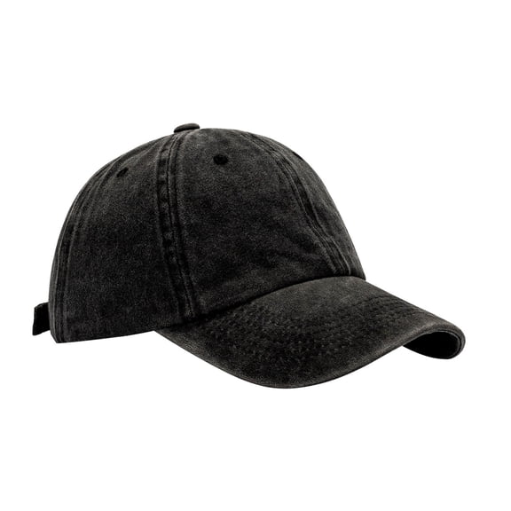 Wuphunn Baseball Cap Sun Hats for Men Trucker Hat Fishing Hat Wide Brim Hat Hiking Hat Classic Fit Hat Golf Hat Women's Ponytail Hat Men Breathable Sports Hat Black One Size
