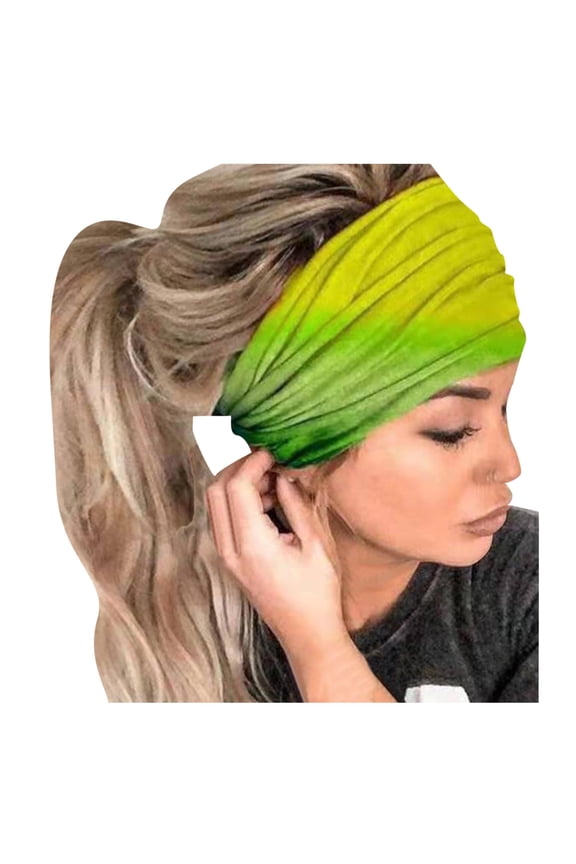Headbands for Women Workout Headbands for Women Headbands Workout Headbands Wide Headbands for Women Sweatband Headband Running Headband Head Wraps for Women Head Wraps Green One Size